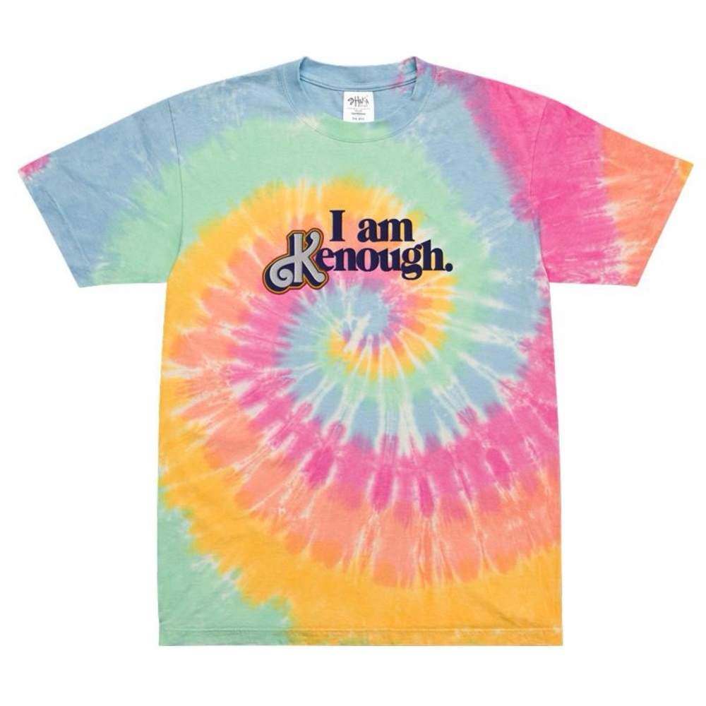 Men’s M “I Am Kenough” Tie-Dye Short Sleeve Tee
